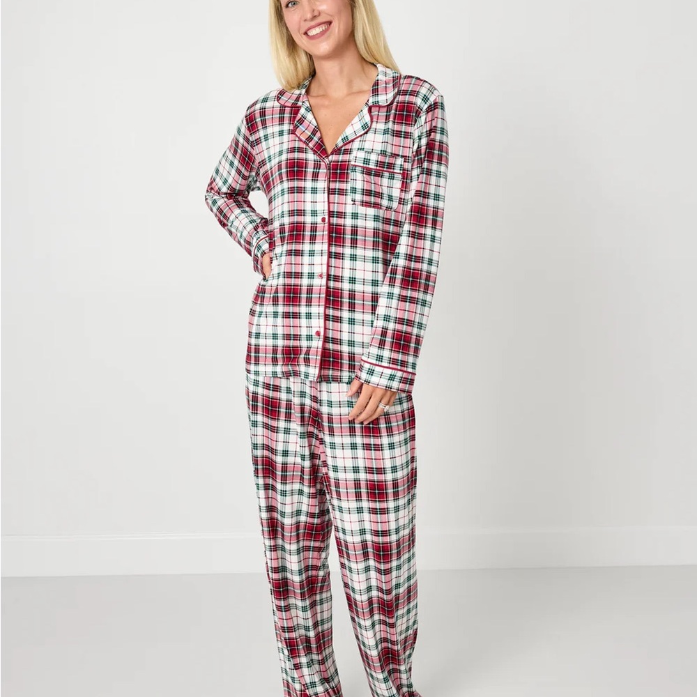 Little Sleepies- Holly Plaid Women's Pajama Set